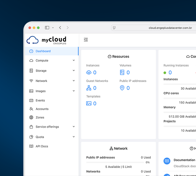 Servidores em Nuvem - MyCloud